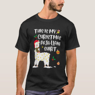 This Is My Christmas Llama Pajama Pyjama Top Chris