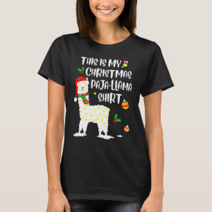 This Is My Christmas Llama Pajama Pyjama Top Chris