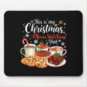 This Is My Christmas Movie Watching Design  Mouse Mat