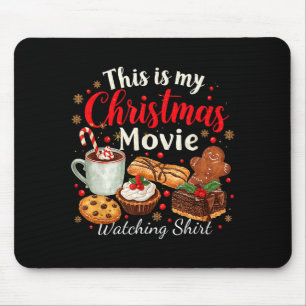 This Is My Christmas Movie Watching Design  Mouse Mat