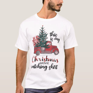 This Is My Christmas Movie Watching Shirt Vintage 