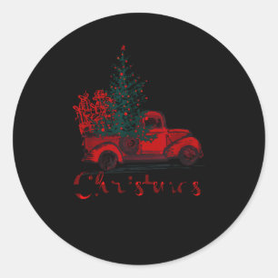 This Is My Christmas Movie Watching Shirt Vintage Classic Round Sticker