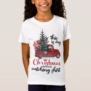 This Is My Christmas Movie Watching Vintage Red Tr T-Shirt