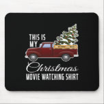 This Is My Christmas Movie Watching With Vintage T Mouse Mat<br><div class="desc">This Is My Christmas Movie Watching With Vintage Truck</div>