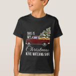 This Is My Christmas Movie Watching With Vintage T T-Shirt<br><div class="desc">This Is My Christmas Movie Watching With Vintage Truck</div>