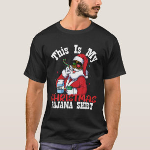 This Is My Christmas Pajama African American Santa T-Shirt