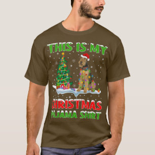 This Is My Christmas Pajama Airedale Terrier Chri T-Shirt