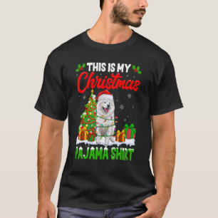 This Is My Christmas Pajama American Eskimo Dog T-Shirt