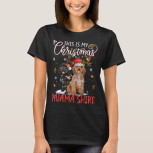 This Is My Christmas Pajama Apoo Christmas Lights T-Shirt