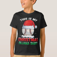 This Is My Christmas Pajama Baseball Santa Hat