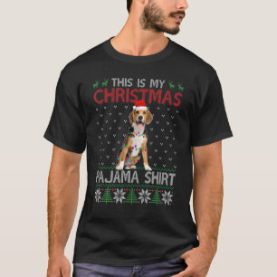 This Is My Christmas Pajama   Beagle Light Dog T-Shirt
