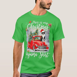 This Is My Christmas Pajama Border Collie Xmas Dog T-Shirt