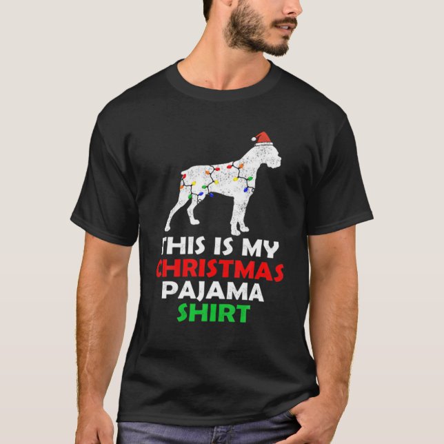 This Is My Christmas Pajama Boxer T-Shirt (Front)