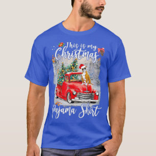 This Is My Christmas Pajama Boxer Xmas Dog Lover  T-Shirt