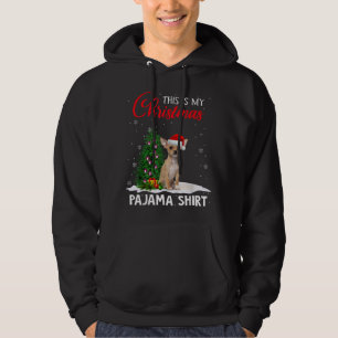 This Is My Christmas Pajama Chihuahua Xmas Dog Lov Hoodie