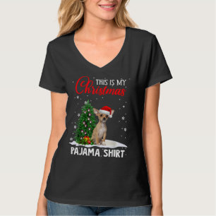This Is My Christmas Pajama Chihuahua Xmas Dog T-Shirt