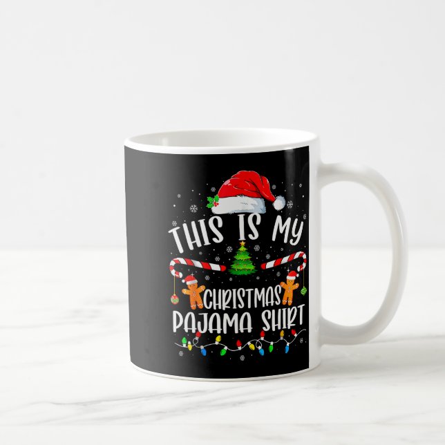 This Is My Christmas Pajama Cookies Matching Chris Coffee Mug (Right)