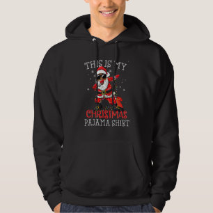 This Is My Christmas Pajama Dabbing African Ameri Hoodie