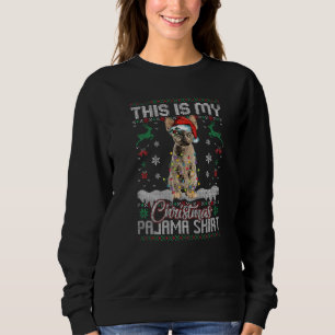 This Is My Christmas Pajama Devon Rex Cat Xmas Sweatshirt