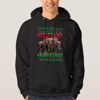 This is My Christmas Pajama Elephant Ugly Sweater