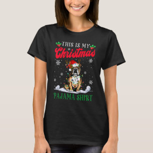 This Is My Christmas Pajama English Bulldog Dog T-Shirt
