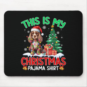 This Is My Christmas Pajama Er Spaniel Dog Lover Mouse Mat