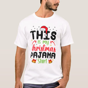 This Is My Christmas Pajama Family Matching Xmas T-Shirt