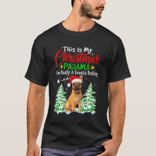 This Is My Christmas Pajama  French Bulldog Dog T-Shirt