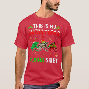 This Is My Christmas Pajama Frog Xmas Tree Animals T-Shirt