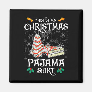 This Is My Christmas Pajama Fun Christmas Cake Magnet