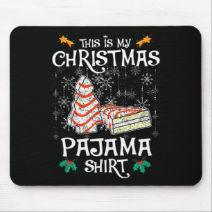 This Is My Christmas Pajama Fun Christmas Cake Mouse Mat