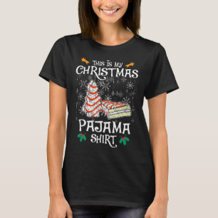 This Is My Christmas Pajama Fun Christmas Cake T-Shirt