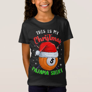 This Is My Christmas Pajama Funny Christmas billia T-Shirt