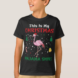 This Is My Christmas Pajama Funny Flamingo Lover S T-Shirt