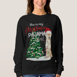 This Is My Christmas Pajama Funny Shiba Inu Dog Lo Sweatshirt