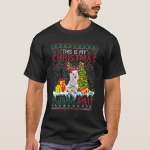 This Is My Christmas Pajama Funny Westie Xmas Ugly T-Shirt