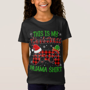 This Is My Christmas Pajama Gamer T-Shirt