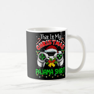 This Is My Christmas Pajama Gamer Video Game Boys Coffee Mug