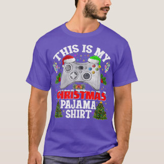 This Is My Christmas Pajama Gamer Video Game Lover T-Shirt