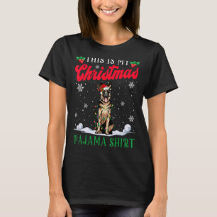 This Is My Christmas Pajama   German Shepherd Dog T-Shirt