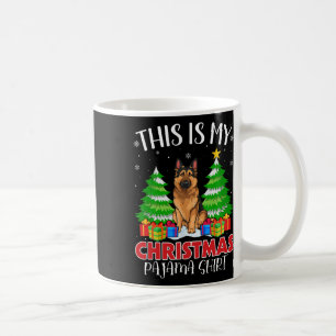 This Is My Christmas Pajama German Shepherd Dog Xm Coffee Mug
