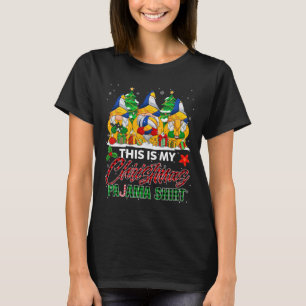 This Is My Christmas Pajama Gnome Volleyball Ball T-Shirt