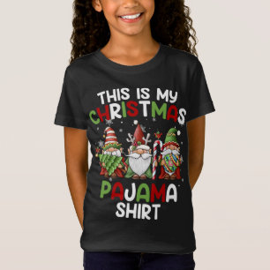 This Is My Christmas Pajama Gnomies Gnome Xmas Hol T-Shirt