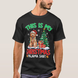 This Is My Christmas Pajama Goldendoodle Dog Lover T-Shirt