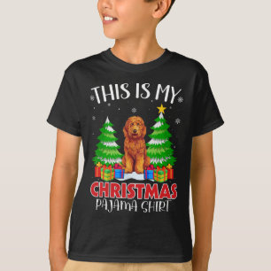 This Is My Christmas Pajama Goldendoodle Dog Xmas T-Shirt