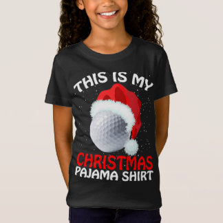 This Is My Christmas Pajama Golf- Golf Christmas T-Shirt