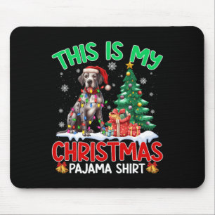 This Is My Christmas Pajama Great Dane Dog Lovers  Mouse Mat