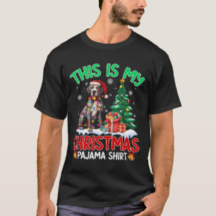 This Is My Christmas Pajama Great Dane Dog Lovers T-Shirt