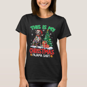This Is My Christmas Pajama Great Dane Dog Lovers T-Shirt