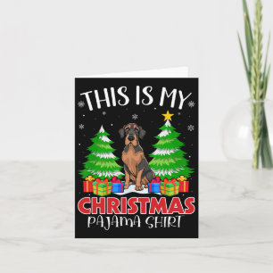 This Is My Christmas Pajama Great Dane Dog Xmas Pj Card
